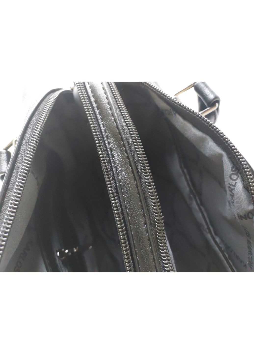 Сумка женская саквояж на два отделения имела черный Karlos Marconi (354333304)