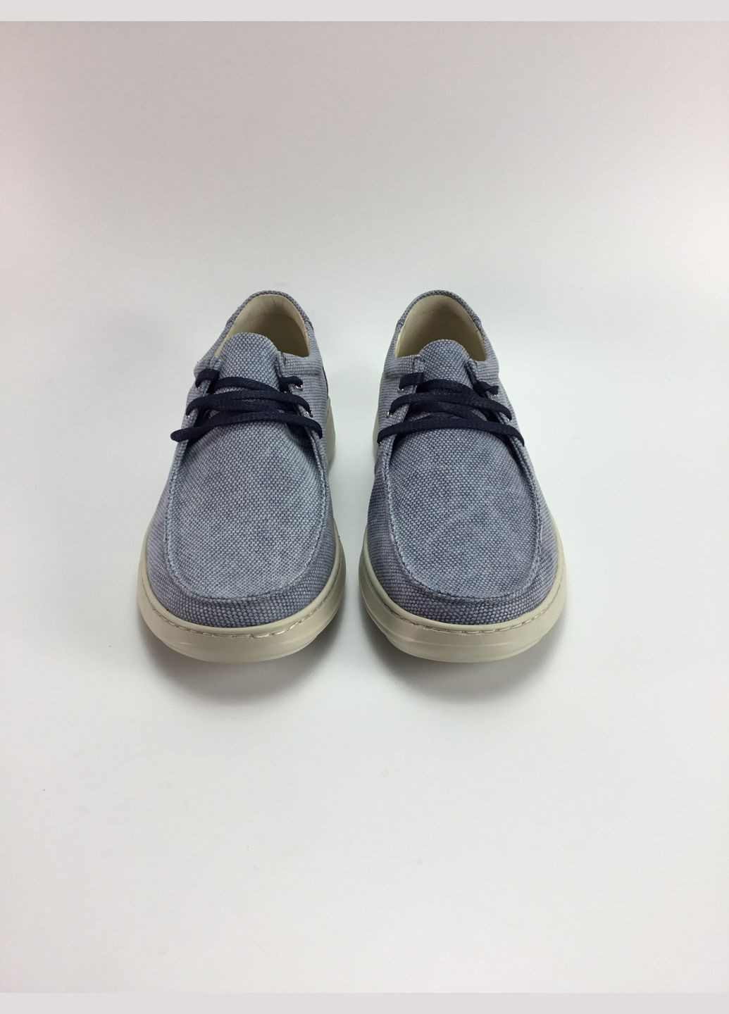 Голубые мужские мокасины голубые Stepter