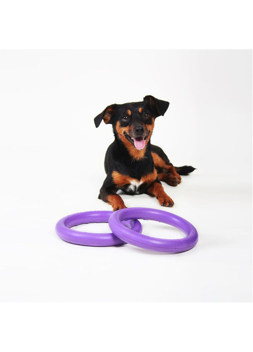 Іграшка для собак PULLER Standard тренувальний снаряд 18 см 2 шт Фіолетовий (15292) Collar (361962585)