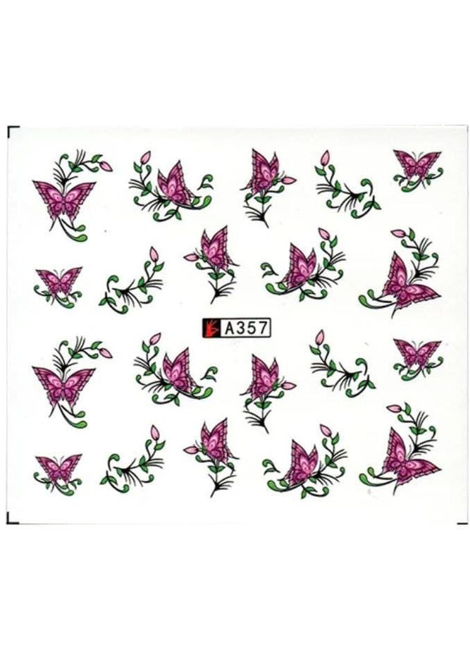 Слайдер-дизайн водные наклейки для ногтей, A357 No Brand (296665514)