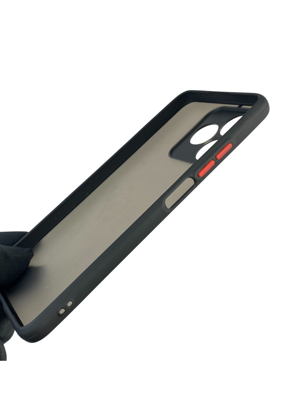 Чохол для телефона C53 з високими бортами із захистом камери на реалмі с53 чорний Realme (366233806)