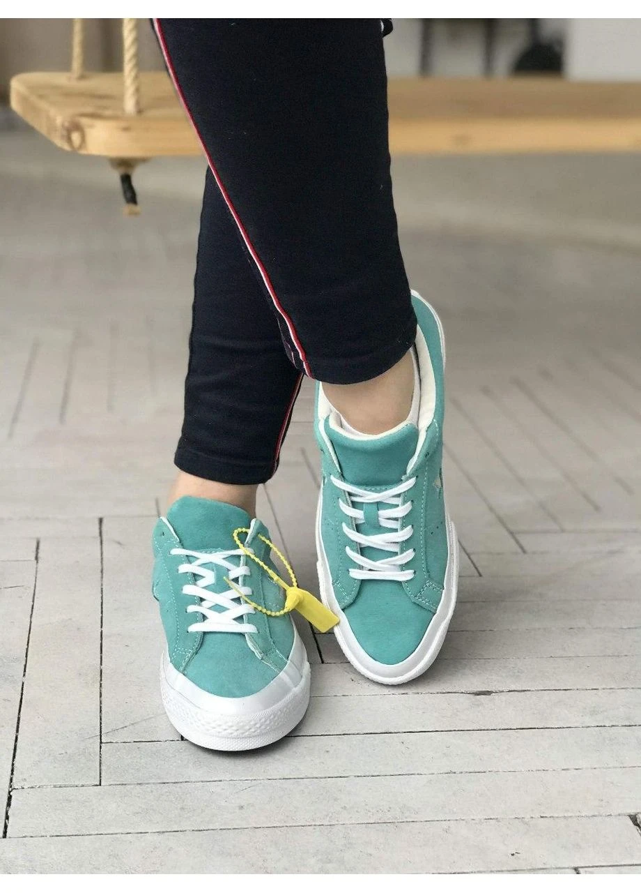 Комбіновані літні кеди converse low mint конверс No Brand