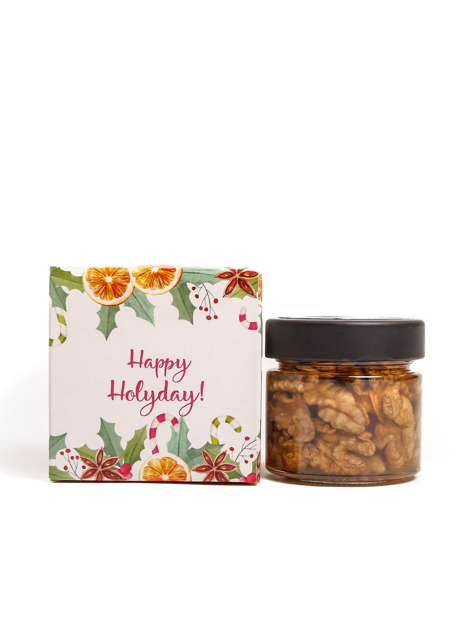 Недорогий подарунок в індивідуальній коробочці горіхи з медом 130 г Царство Меду (330027845)