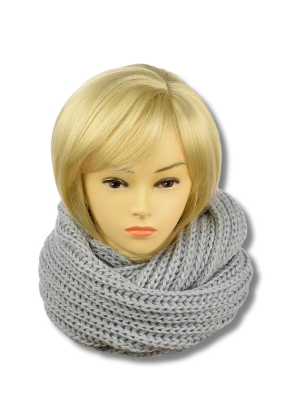 Женский шарф-снуд классический No Brand Хомут барбара (363254169)
