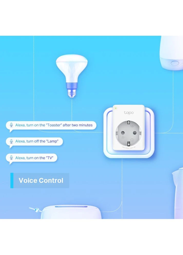 Интеллектуальная розетка Tapo P100-2-pack TP-Link (389236368)