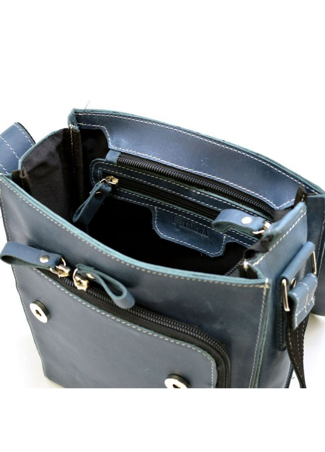 Мужская кожаная сумка через плечо 26х22х6 см TARWA (315869018)