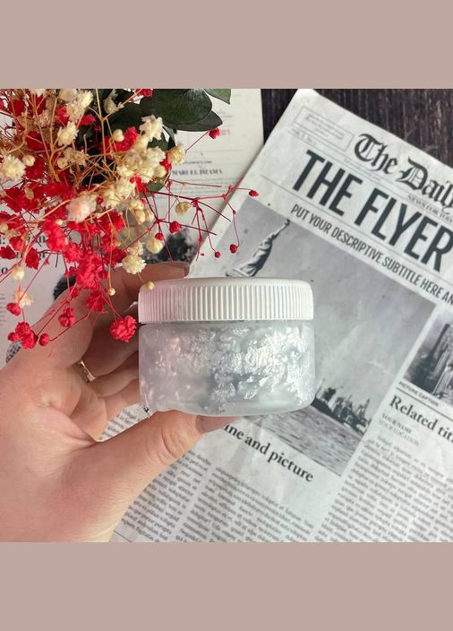 Поталь для декора 10 г Серебристый No Brand (338623802)