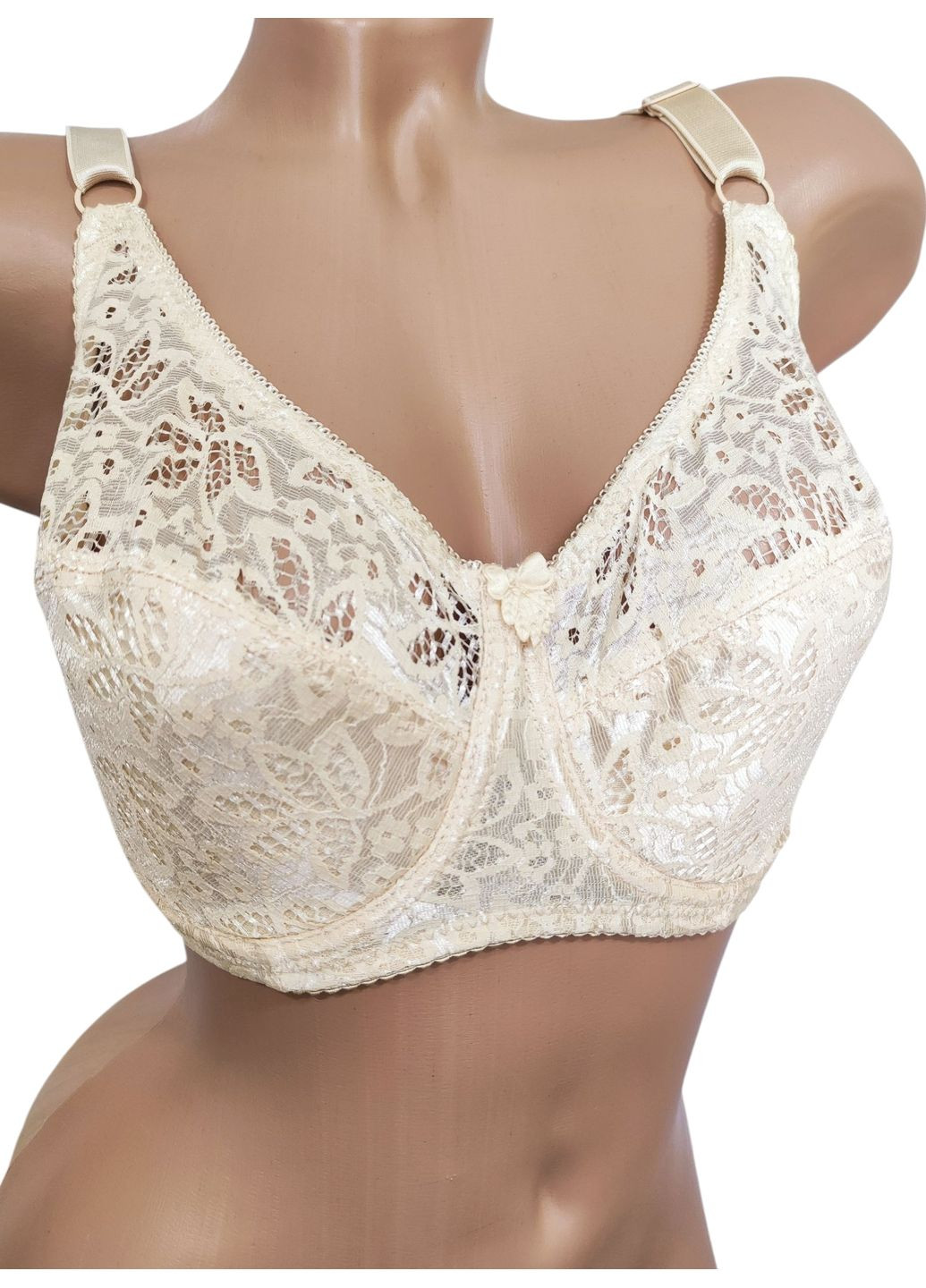 Бежевий мінімайзер бюстгальтер Menlesai з кісточками