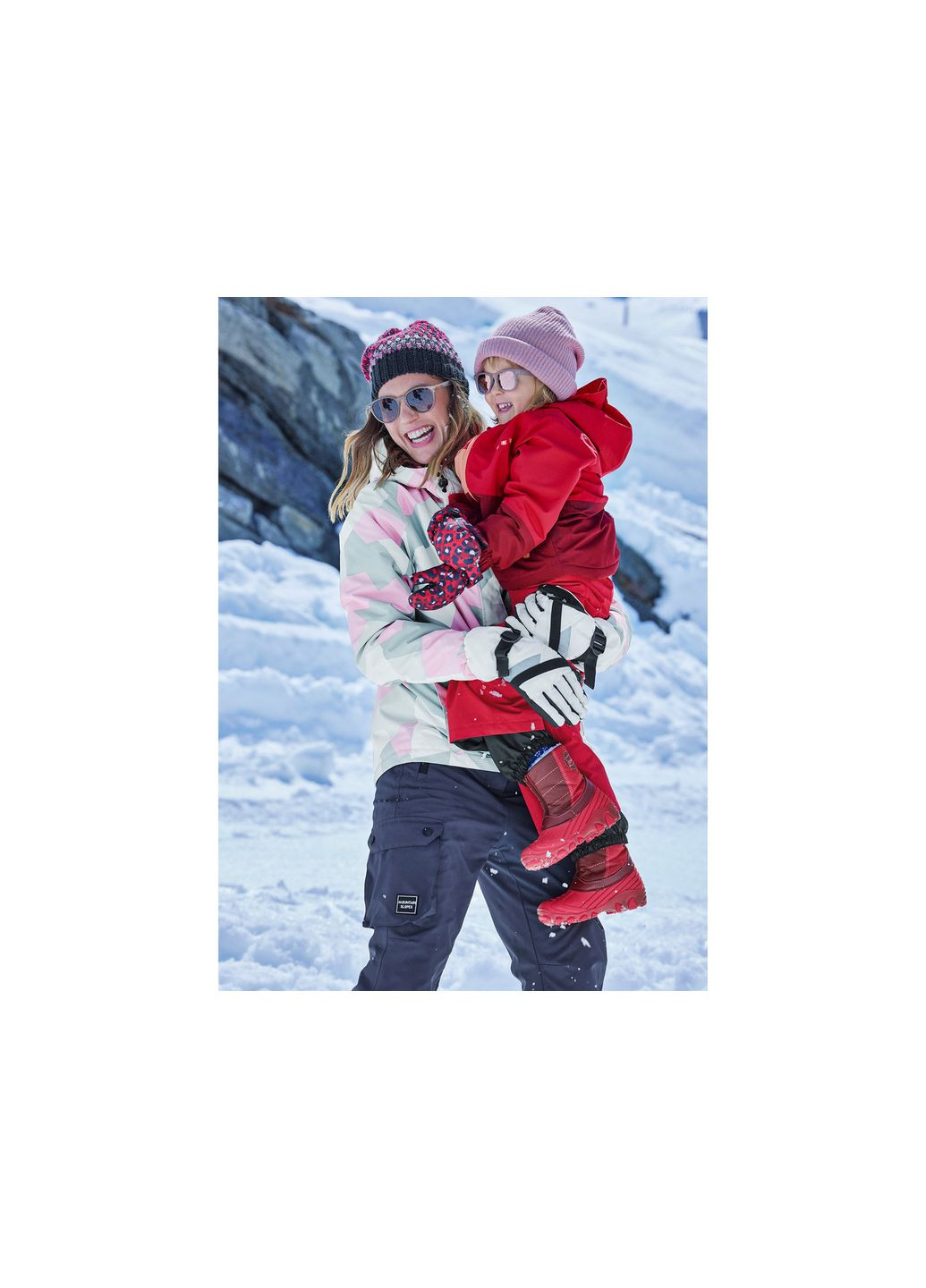 Красная демисезонная термо-куртка лыжная мембранная (3000мм) для девочки bionic-finish® eco 427318 куртка-лайнер Lupilu