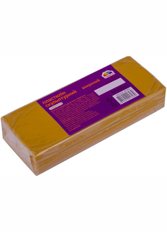 Пластилін Скульптурний охристий 400 г (401303) ГАММА'UA (342750631)