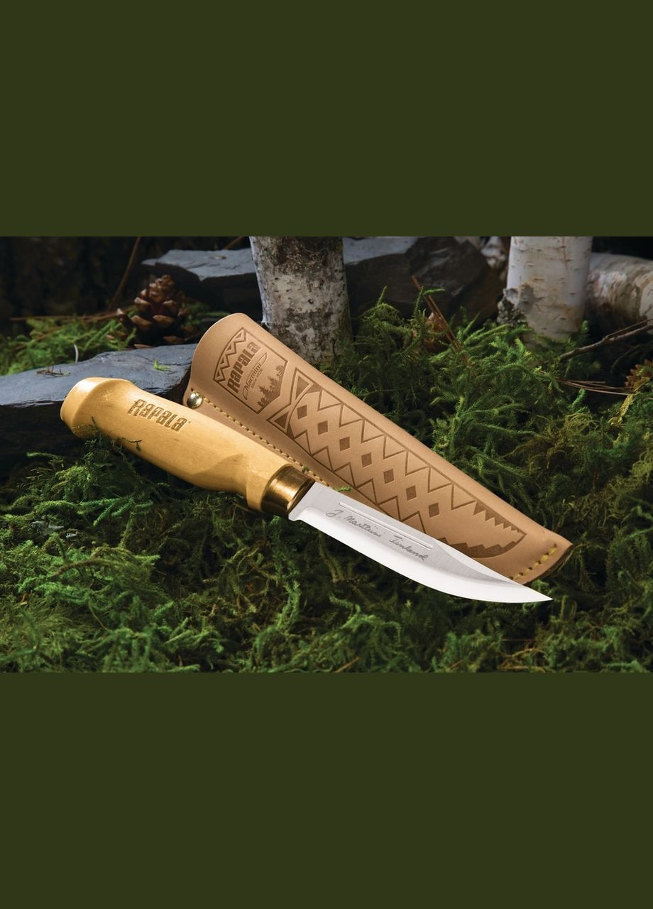 Охотничий финский нож с кожанным чехлом Classic Birch Collection (11,5 см) Rapala (292324135)