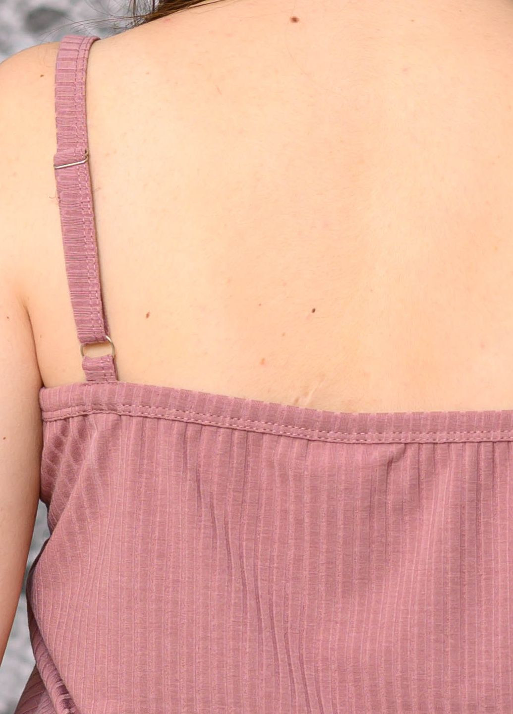 Рожево-коричнева всесезон піжама жіноча Bahar