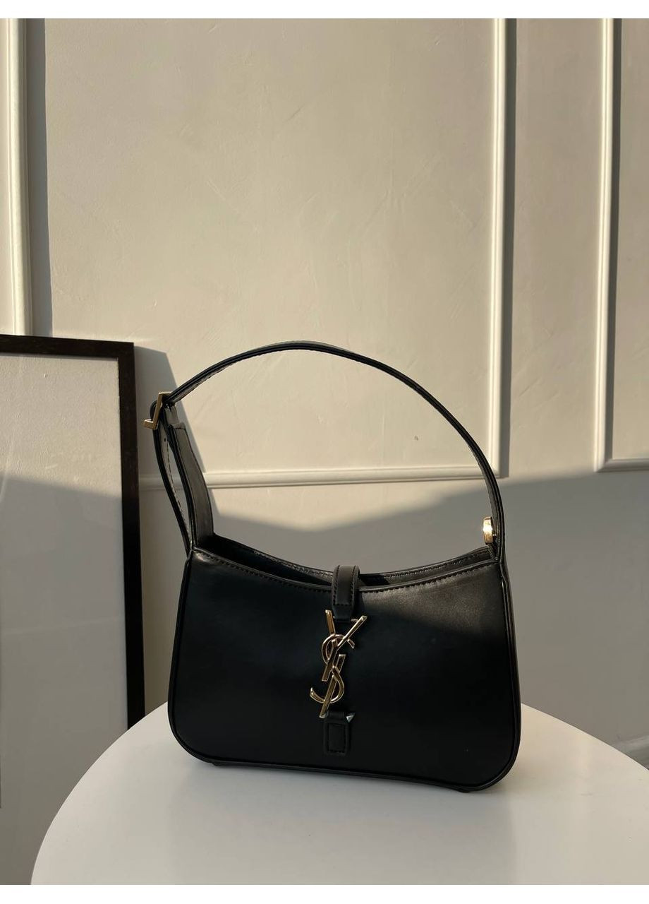 Жіноча класична сумка Ів Сен Лоран Yves Saint Laurent Hobo Black чорний багет на плече YSL No Brand (364488334)