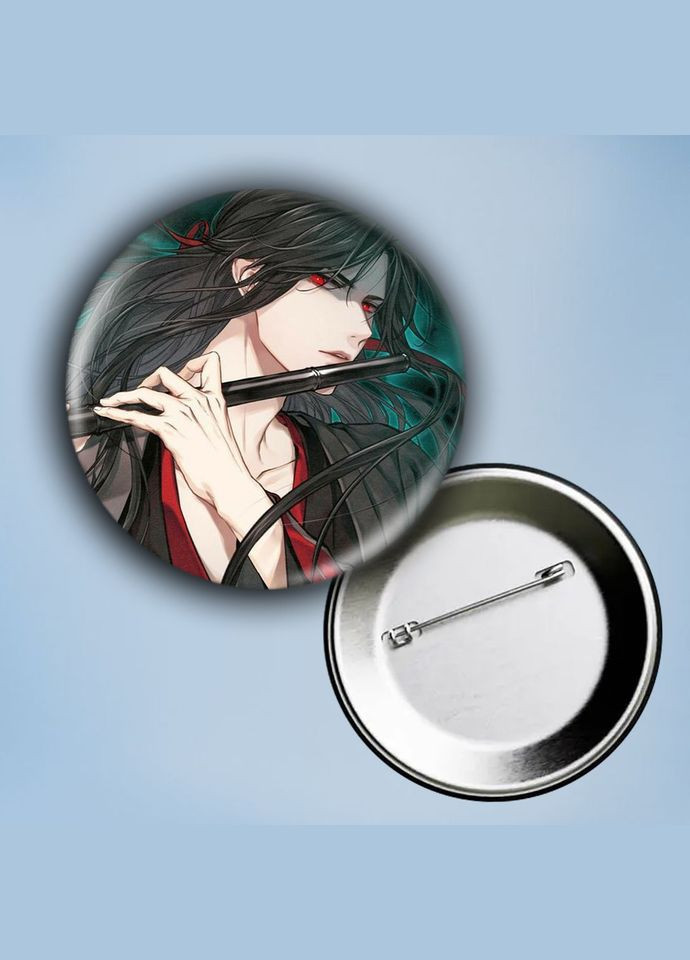 Значок на булавке Аниме Мастер демонического культа #13 металлический 56 мм No Brand (304502954)