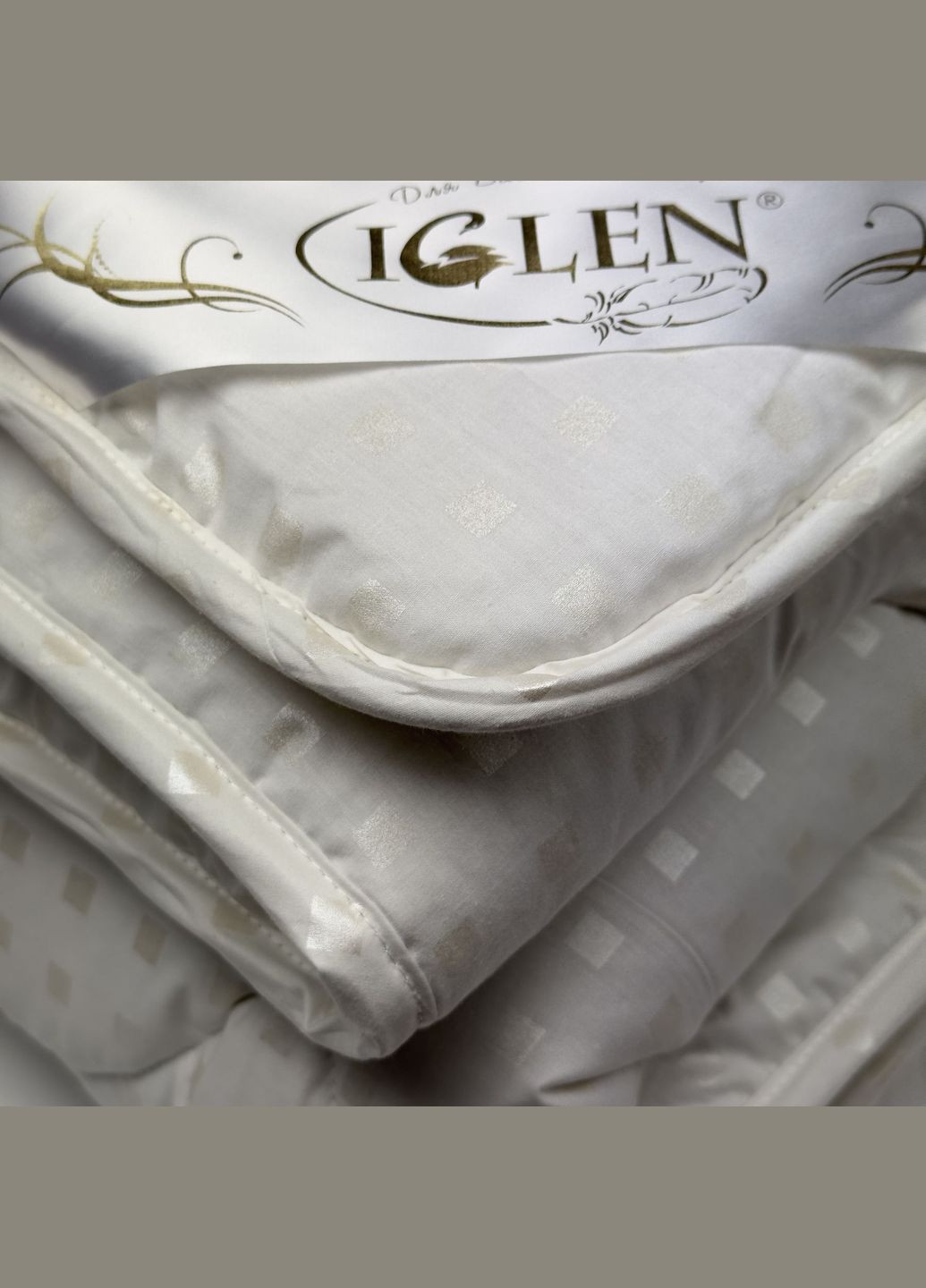 Одеяло из овечьей шерсти демисезонное детское 110х140 в тике () Iglen 11014061 (282313433)