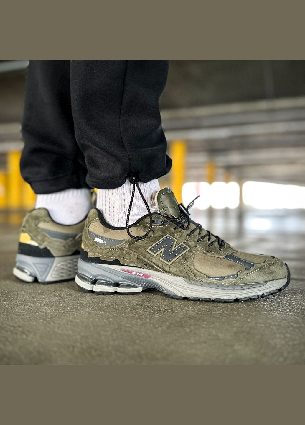 Хакі всесезон кросівки чоловічі new balance 2002r protection pack khaki | нью беланс 2002r хакі No Brand