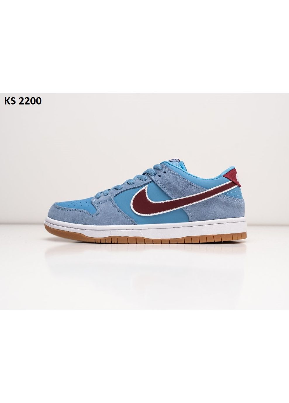 Комбіновані Осінні кросівки чоловічі nike sb dunk low valour blue team maroon найк сб данк No Brand