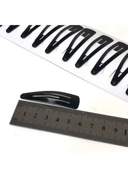 Булавки-хлопушки 5,5 см длина, 12 шт набор - черный Plus-plus (352746460)