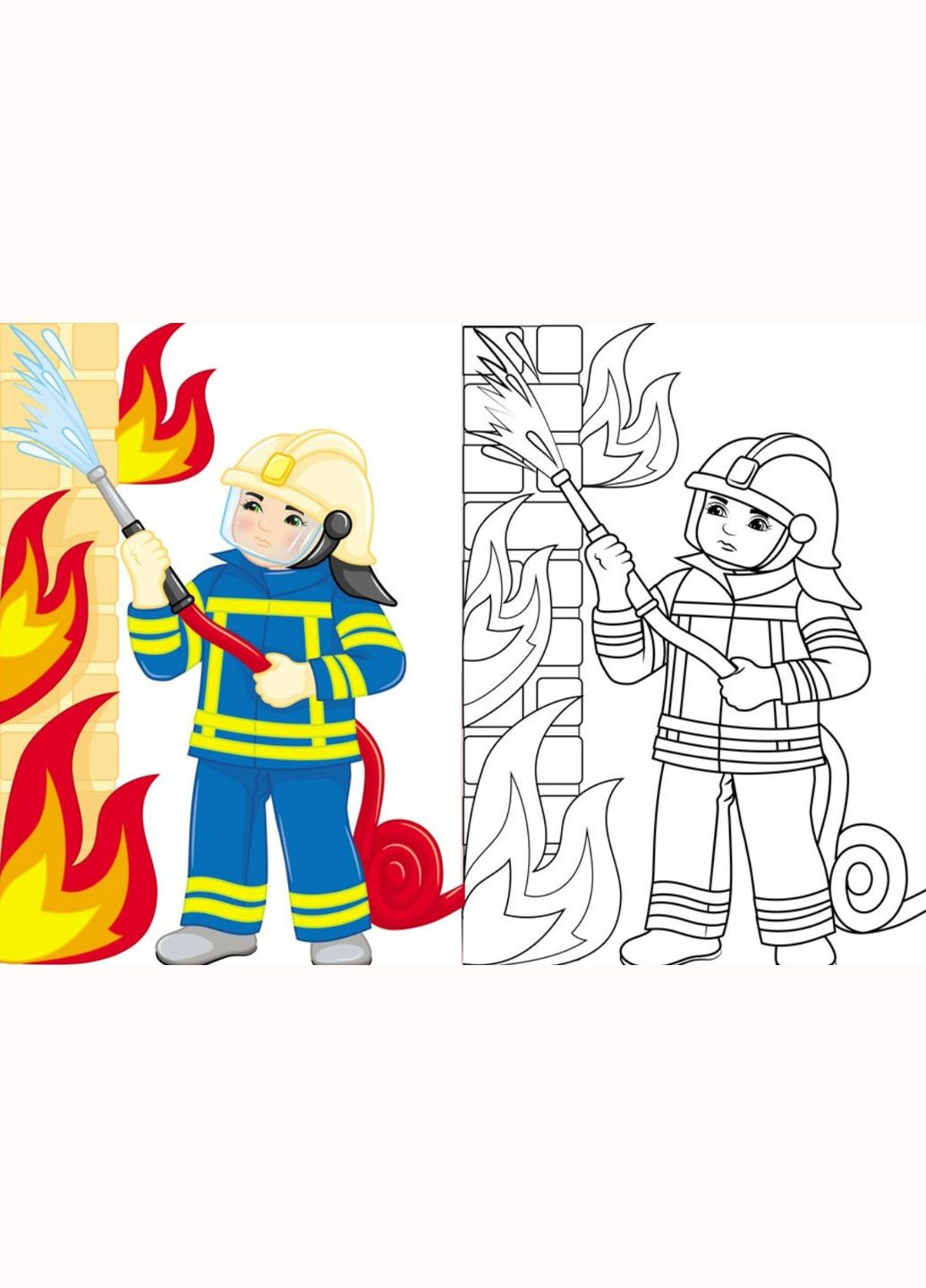 Розмальовки Подивись і розфарбуй Професії (9786178172169) Пегас (316083345)