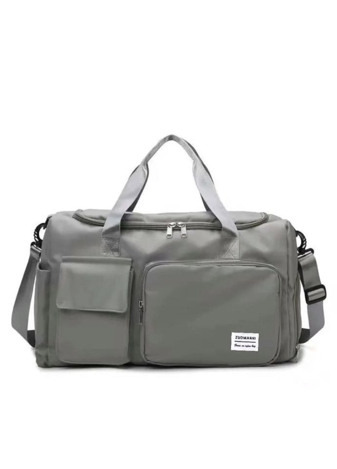 Сумка дорожня спортивна Duff Grey Italian Bags (290889012)
