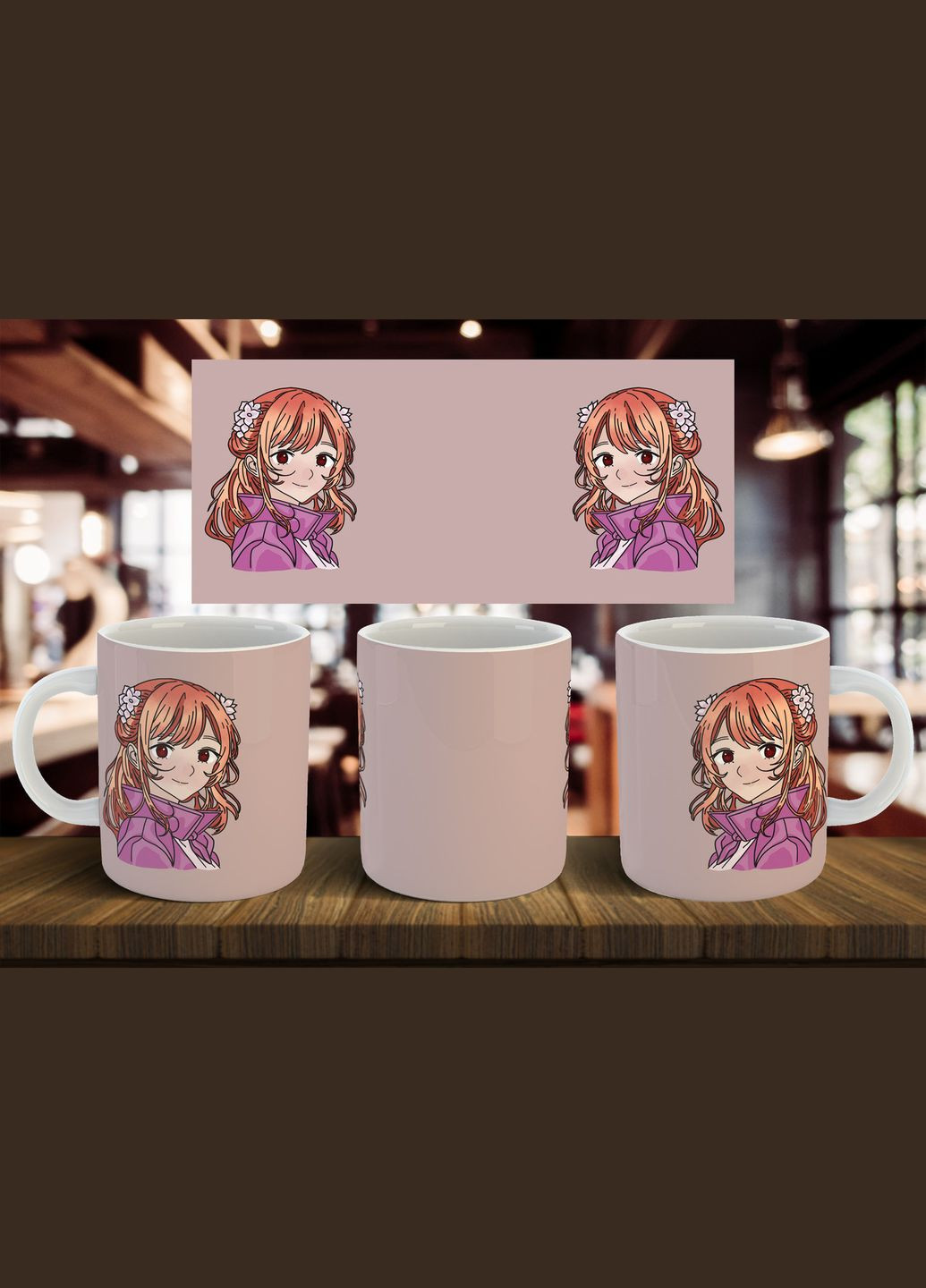 Чашка "Аніме тян" 330 мл No Brand (323640084)