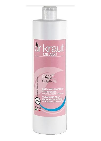 Очищувальне молочко-ремувер з морським колагеном для обличчя - Dr.Kraut Cleansing Milk Make-Up Remover 500ml (1170175-108722) Dr. Kraut (368636440)