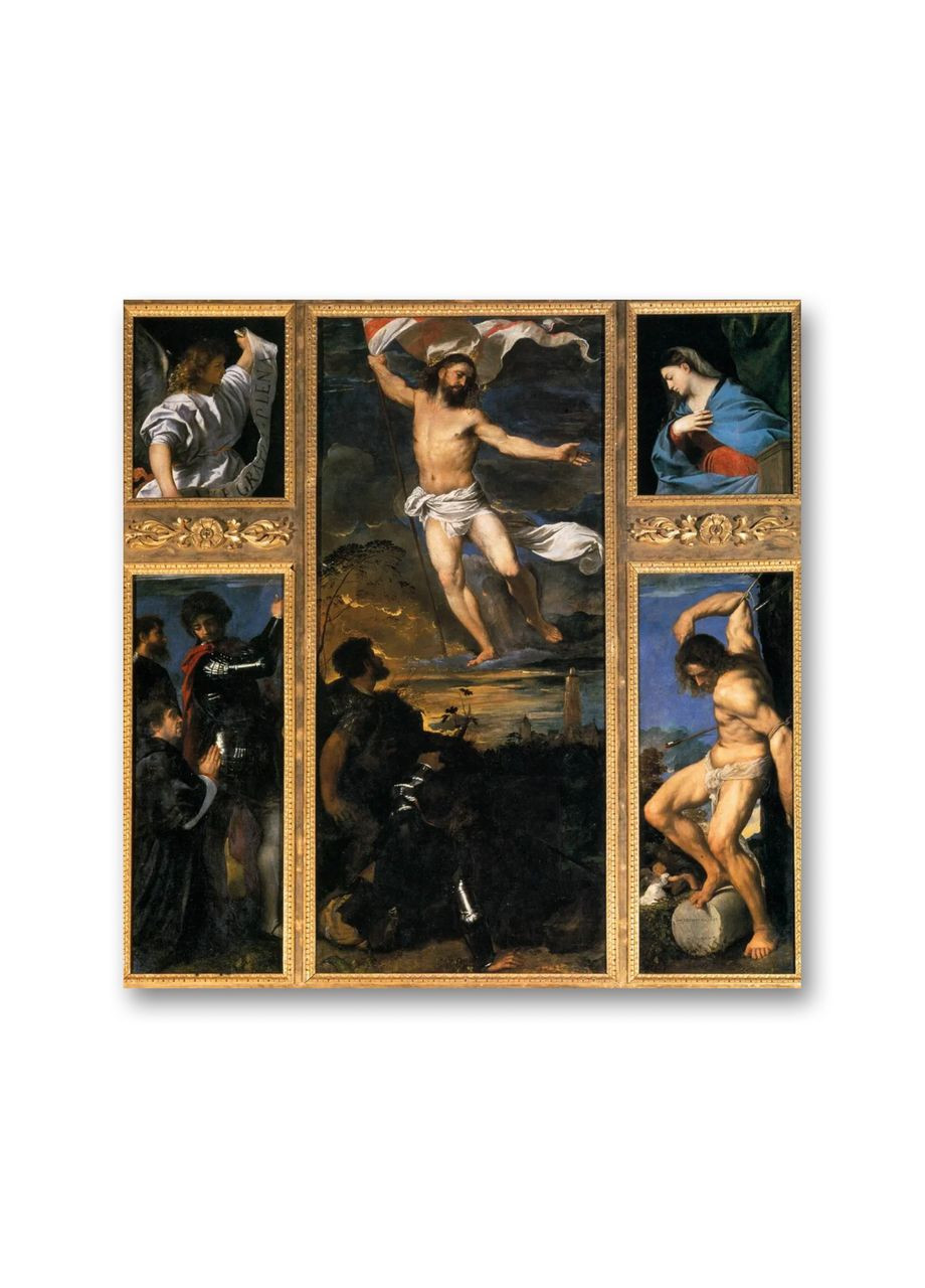 Печать на холсте Полиптих Аверольди Тициан Вечеллио 70x70 No Brand (346496345)
