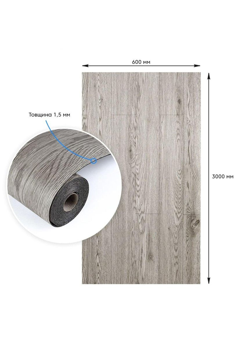 Підлогове вінілове покриття самоклеюче в рулоні 3DPanda-1817 Sticker Wall (323155470)