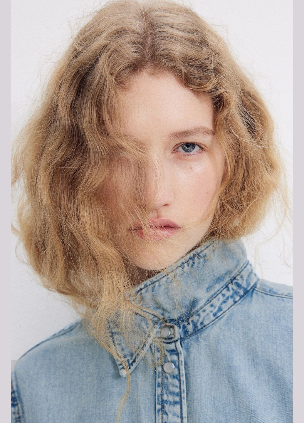 Голубой рубашка H&M