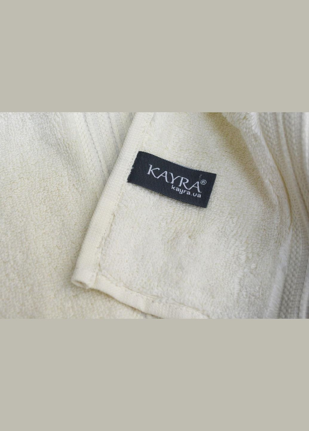 Полотенце махровое SВ-2 70х140 см. кремовый Kayra кремовый