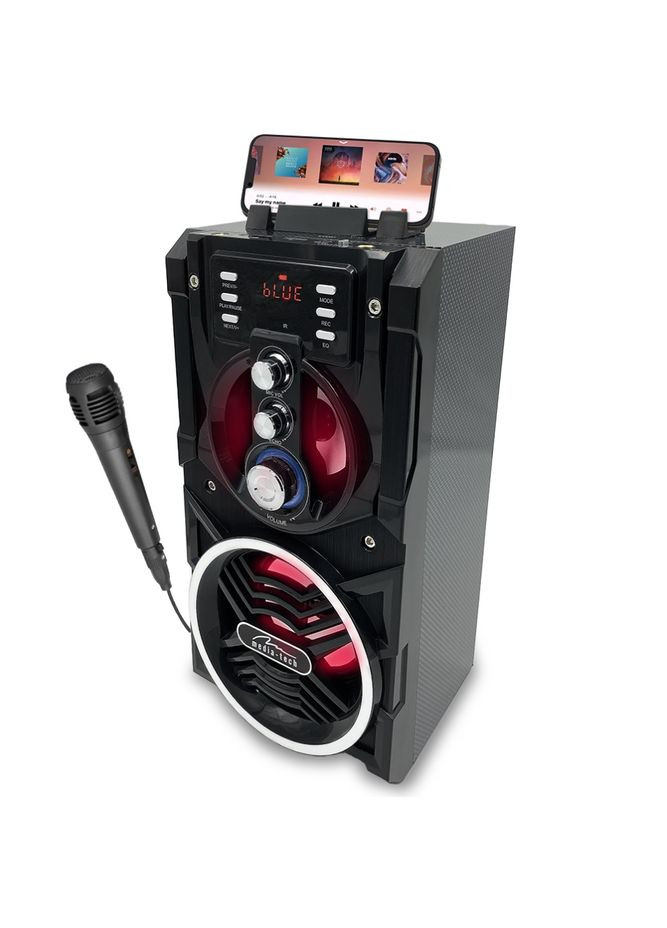 Акустическая система 1.0 18W, Bluetooth/FM/AUX/SD/USB/КАРАОКЕ черная Media-Tech (341089959)