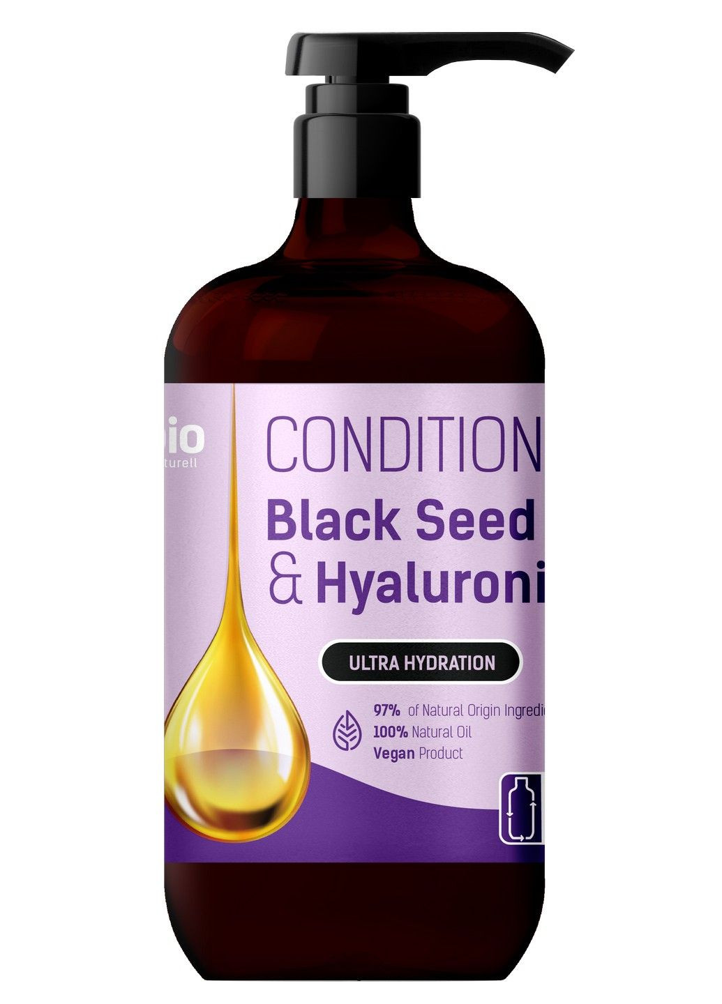 Кондиціонер для волосся Black Seed Oil & Hyaluronic Acid 946 мл Bio Naturell (283017563)