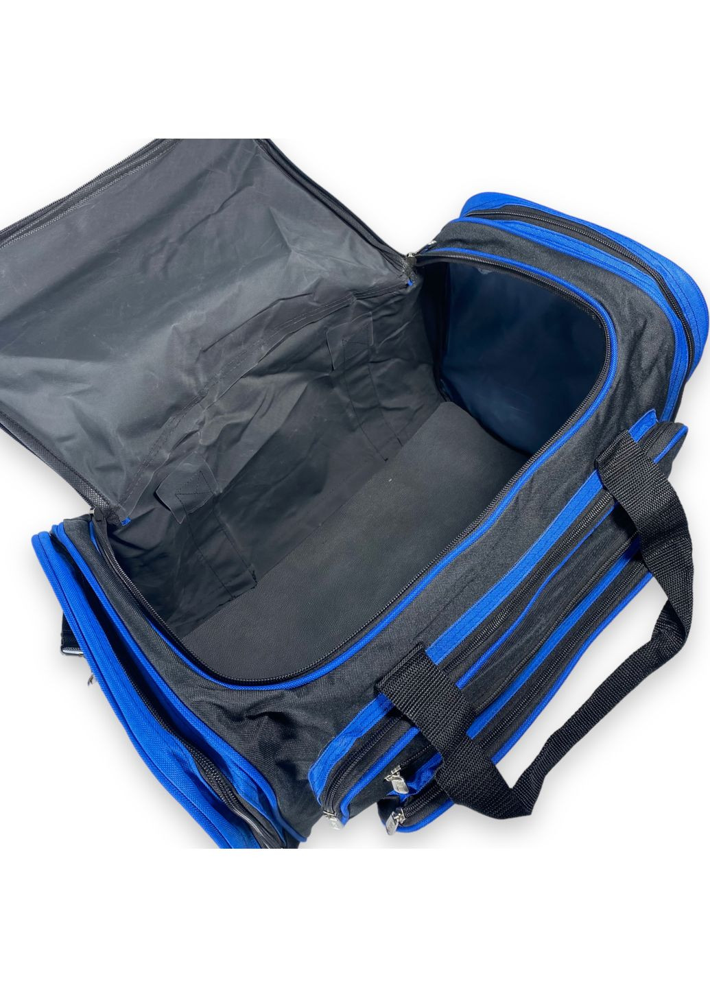 Дорожня сумка одне відділення дві бокових кишені фронтальні кишені розмір: 55*30*25см чорносиня Kaiman (266912172)