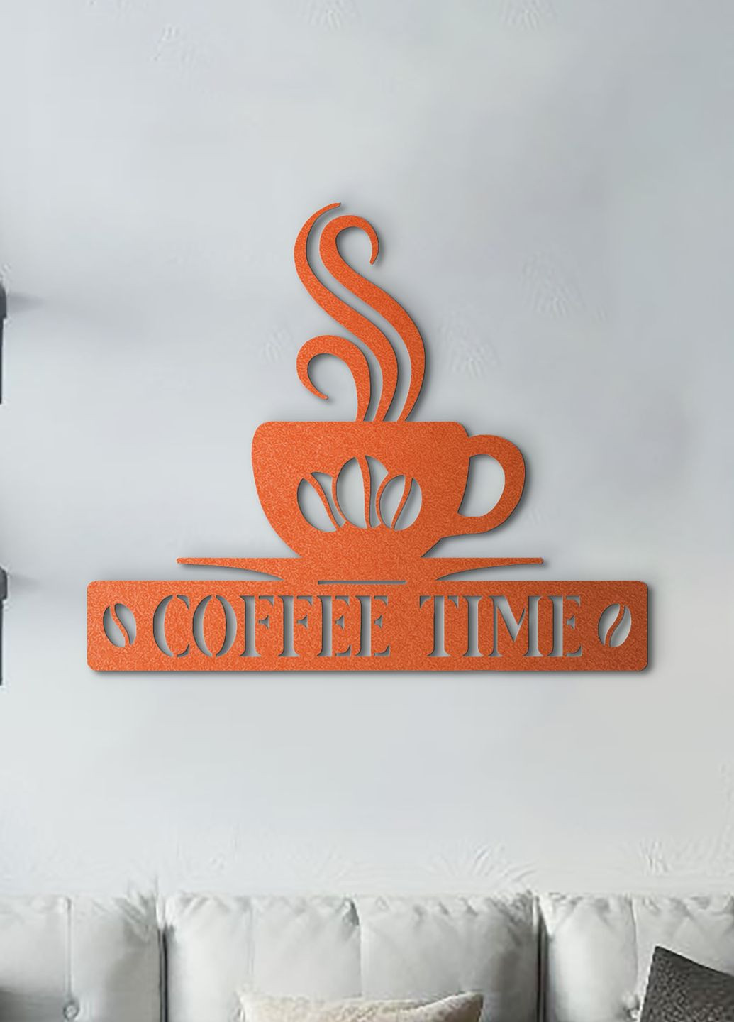 Деревянная картина на кухню, декоративное панно из дерева "Кофе в зернах", минималистичный стиль 60х75 см Woodyard (291842171)