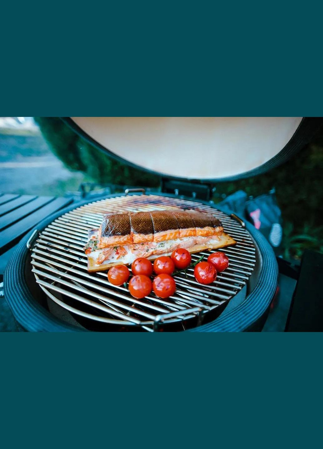 Гриль Grilli Kamado L керамический угольный 5 в 1 RZCOM15 No Brand (316446861)