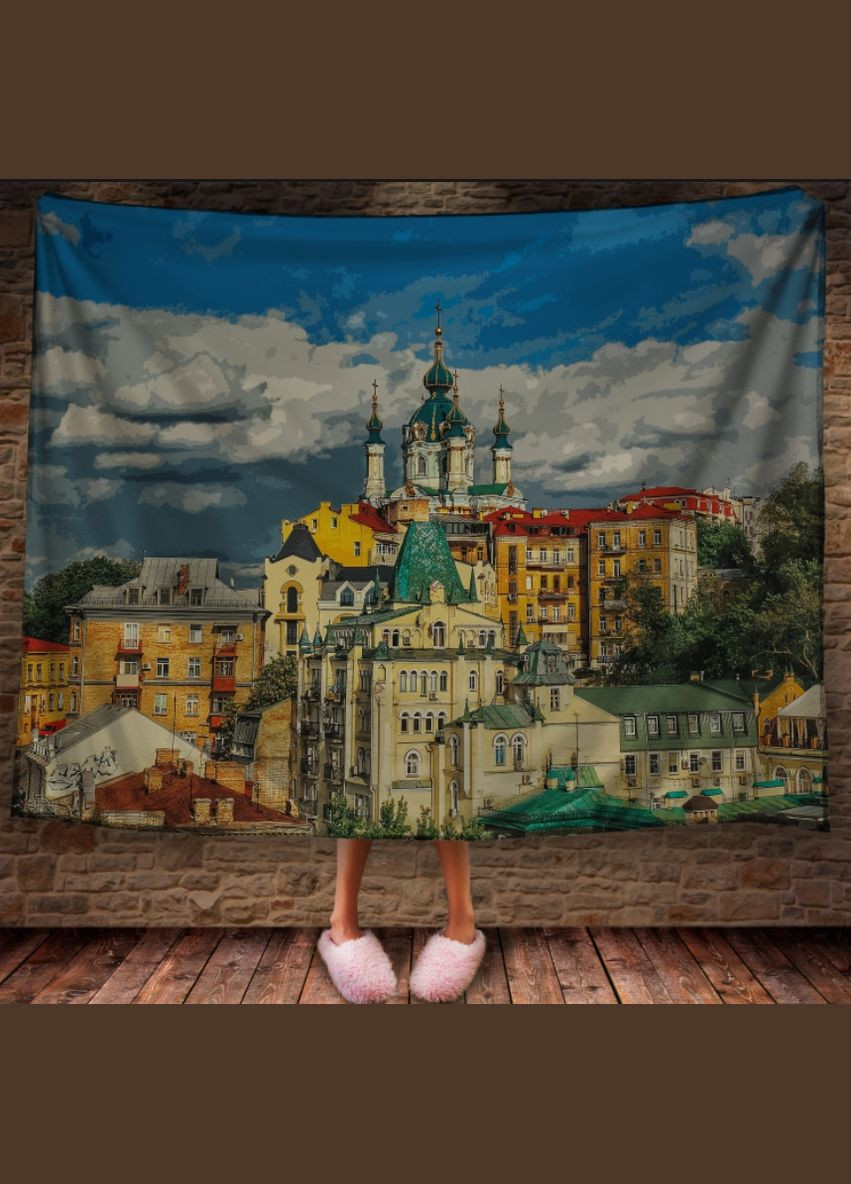 Плед з 3D принтом-Міський пейзаж Перша Креативна мануфактура PERFECTUS Плед (301868685)