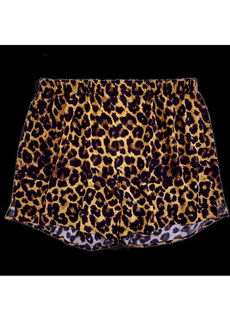 Труси боксери з бавовни з шовком у анімалістичний принт Iconic Leopard G.LVOV (362206885)