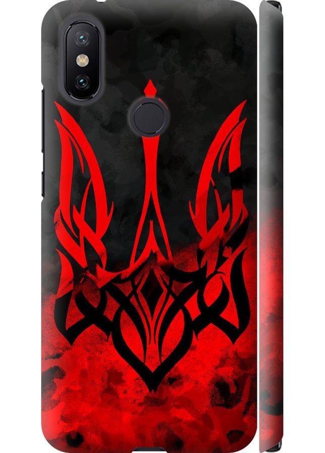 3D пластиковий матовий чохол 'Герб України ' для Endorphone Xiaomi Mi A2 (257903444)
