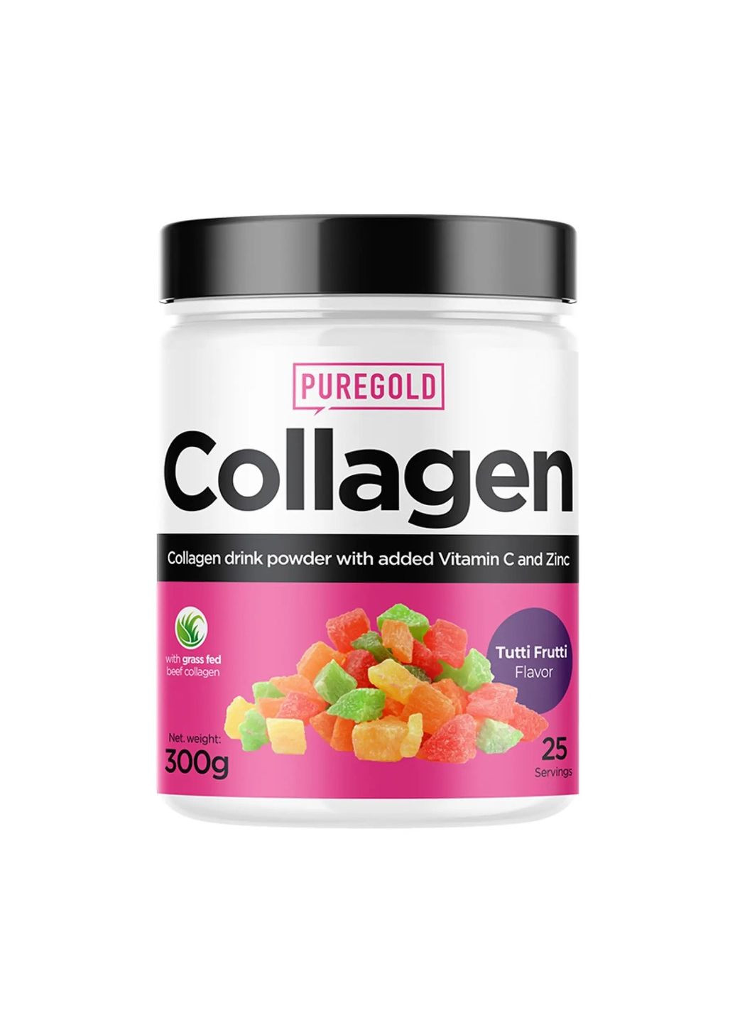 Collagen - 300g Tutti Frutti (тутти фрутти) коллаген Pure Gold Protein (292314740)