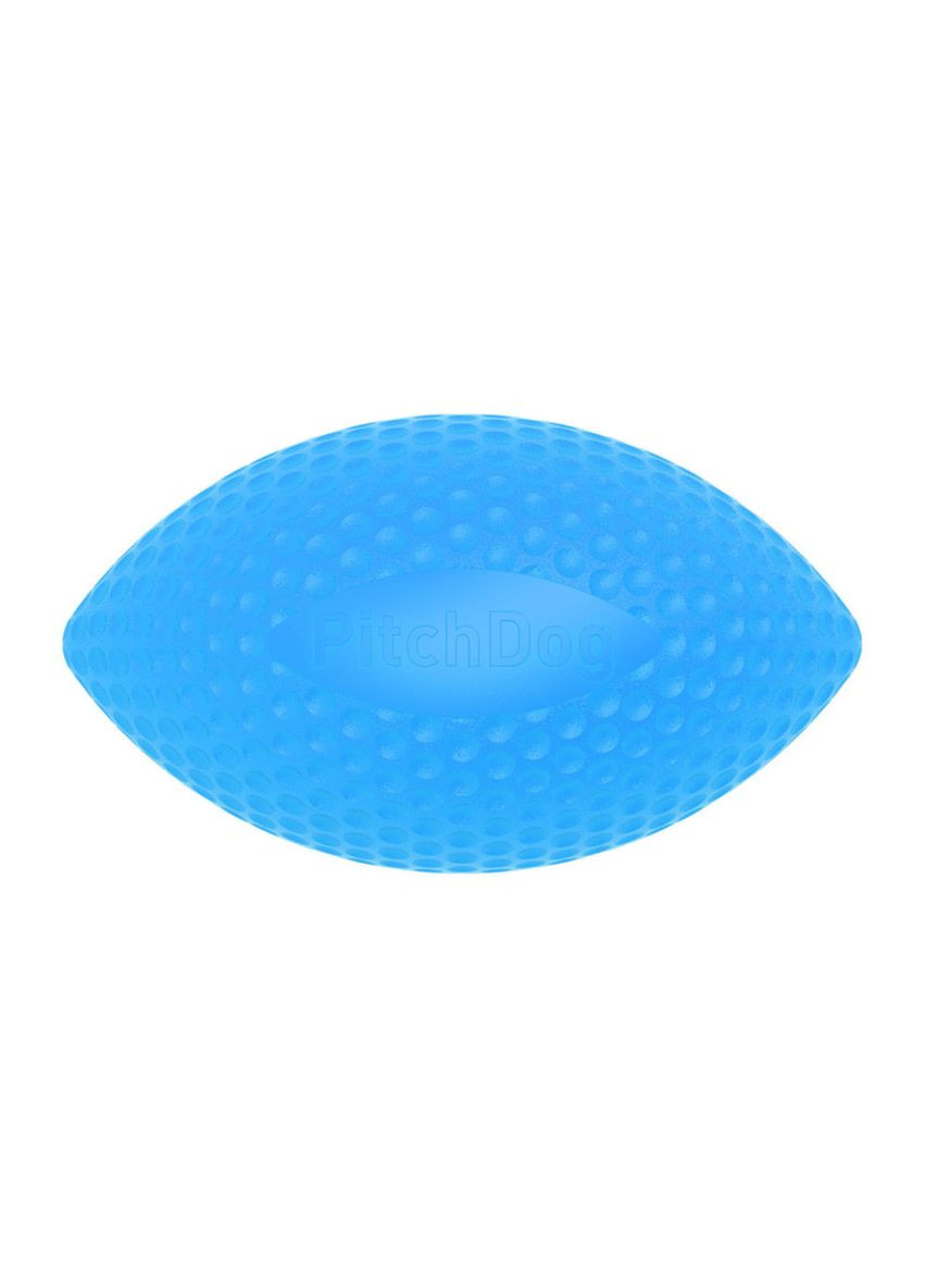 Ігровий м'яч для апортування д9 см Блакитний PitchDog (279563624)