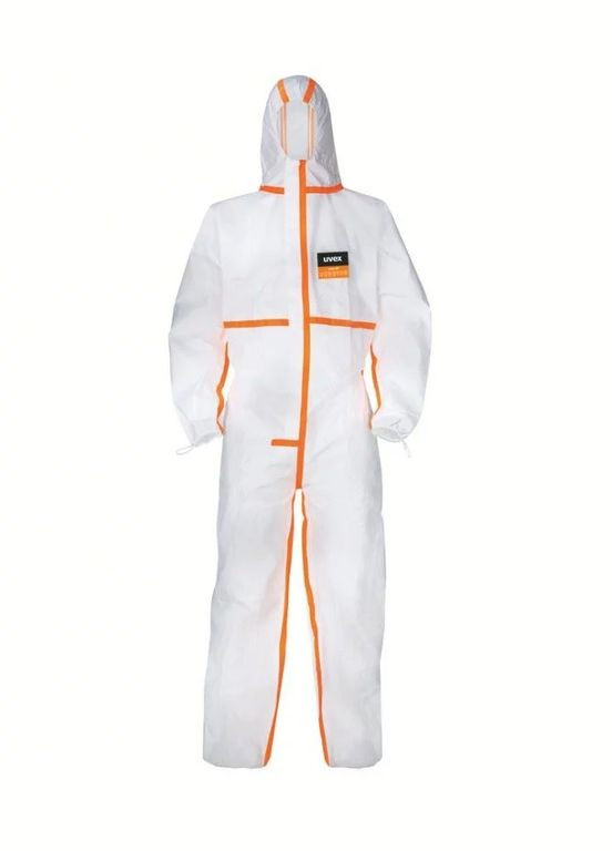 Костюм хімічного захисту 4B CLASSIC (, біло-помаранчевий) одноразовий (41332) Uvex (297529098)