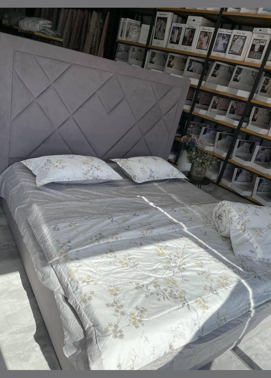 Постільна білизна гіпоалергенна сімейний два покривала Бежевий (П4К-LG-0010) Laura Grand (317564293)