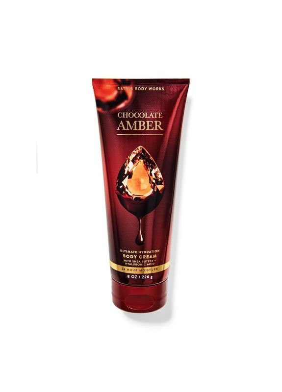 Bath & Body Works Парфюмерный крем для тела Chocolate Amber 226г — Крем, США (366289302)