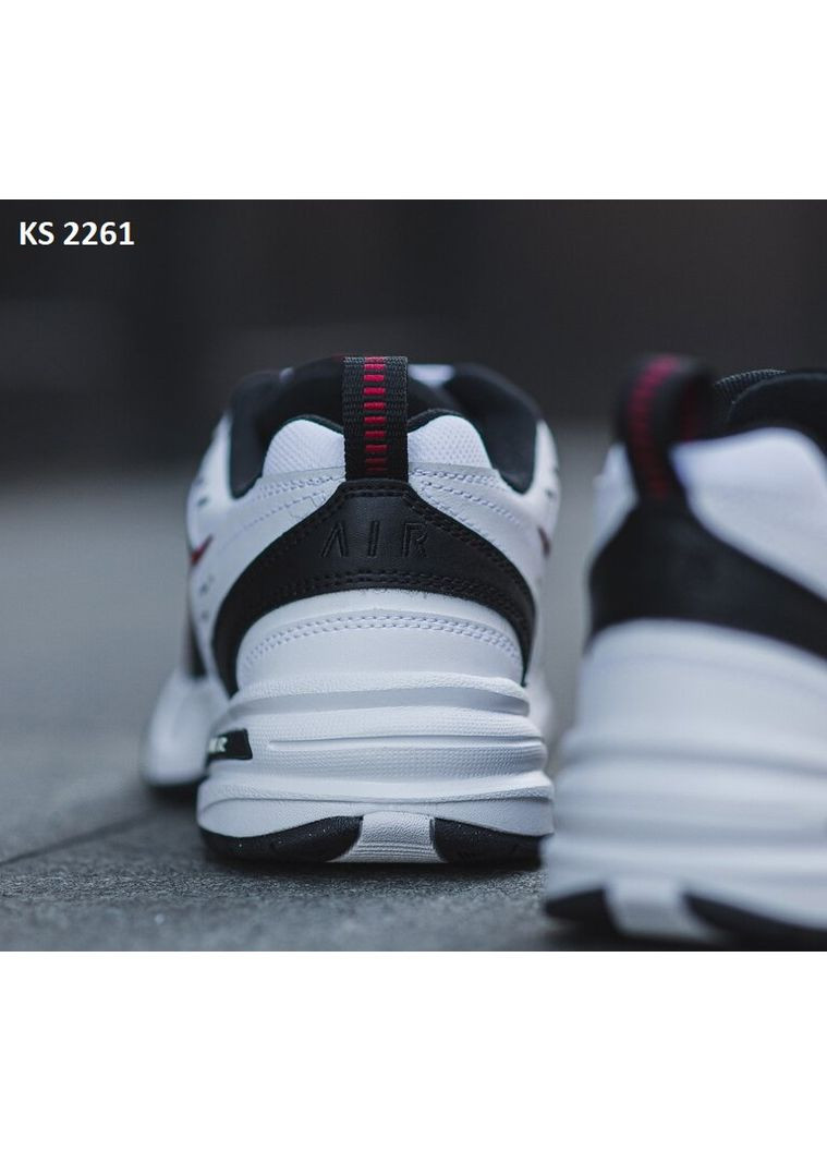 Білі Осінні кросівки чоловічі nike air monarch iv white red найк аір монарх No Brand