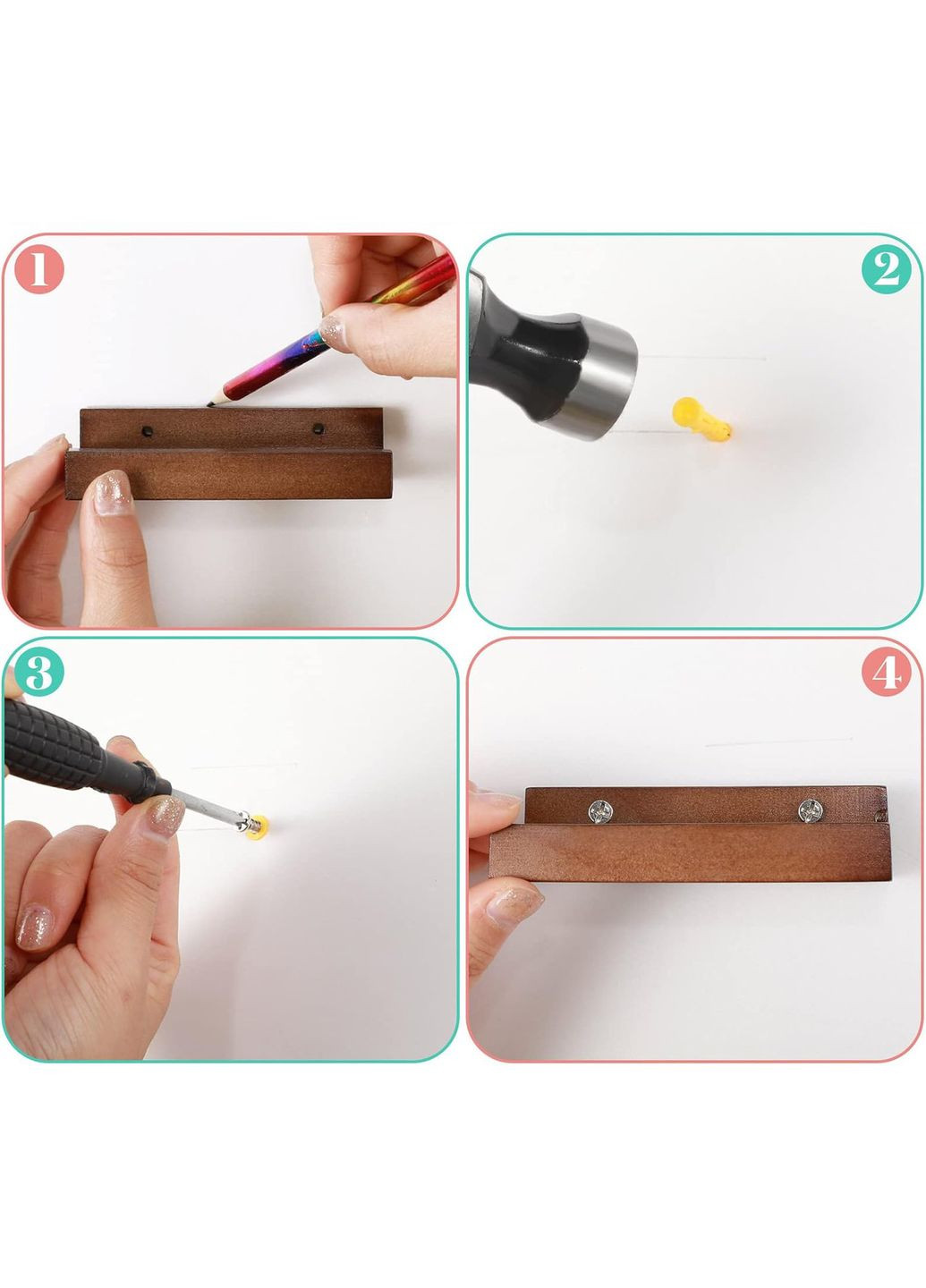 Дерев'яна полиця для зберігання вінілових пластинок No Brand (366303600)