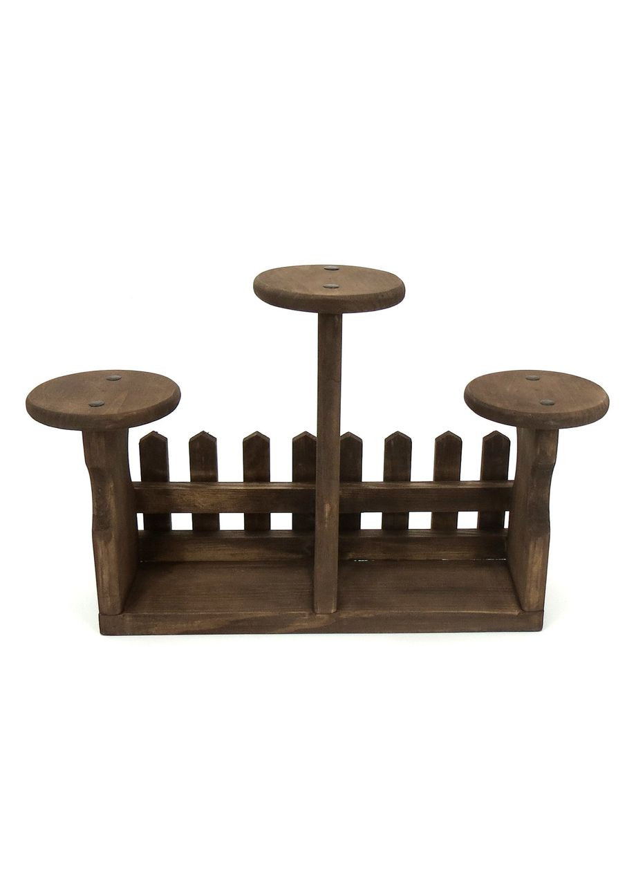 Підставка для квітів з дерева Тенеріфе мокко (ЦВП-002010) No Brand (328230290)