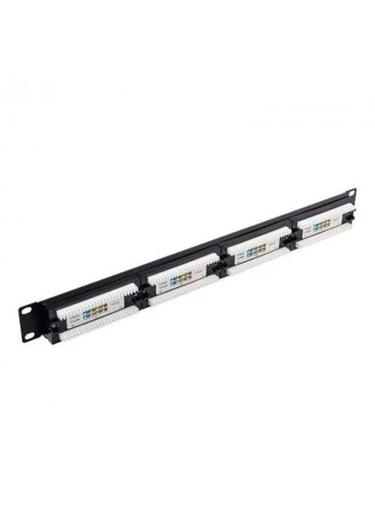 Патч-панель 24 порта, 19", 1U, Cat.5e, UTP, (P5124) 000-P5124 Atcom (397111583)