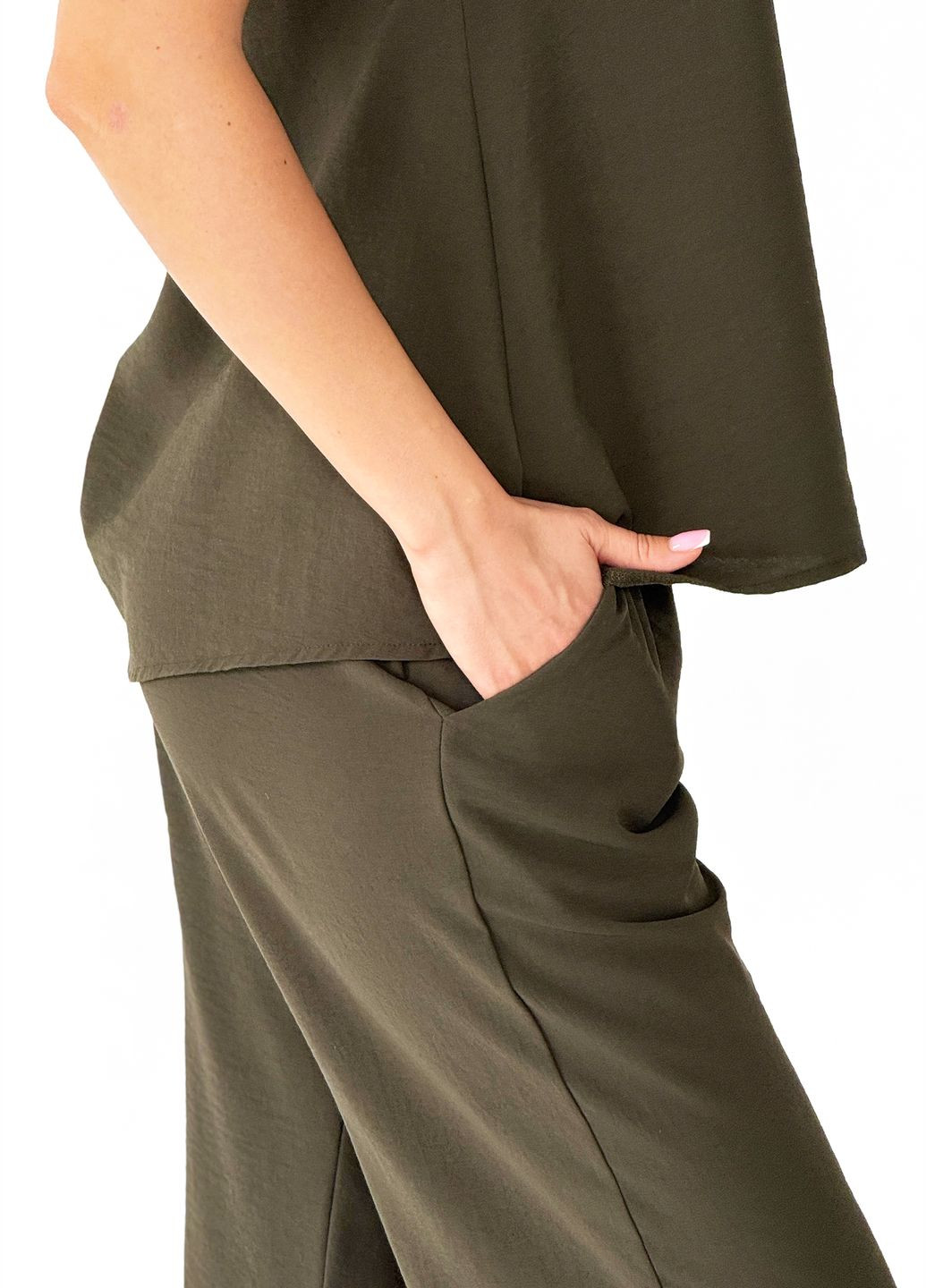 Жіночий стильний повсякденний літній брючний костюм INNOE Костюм (326673260)