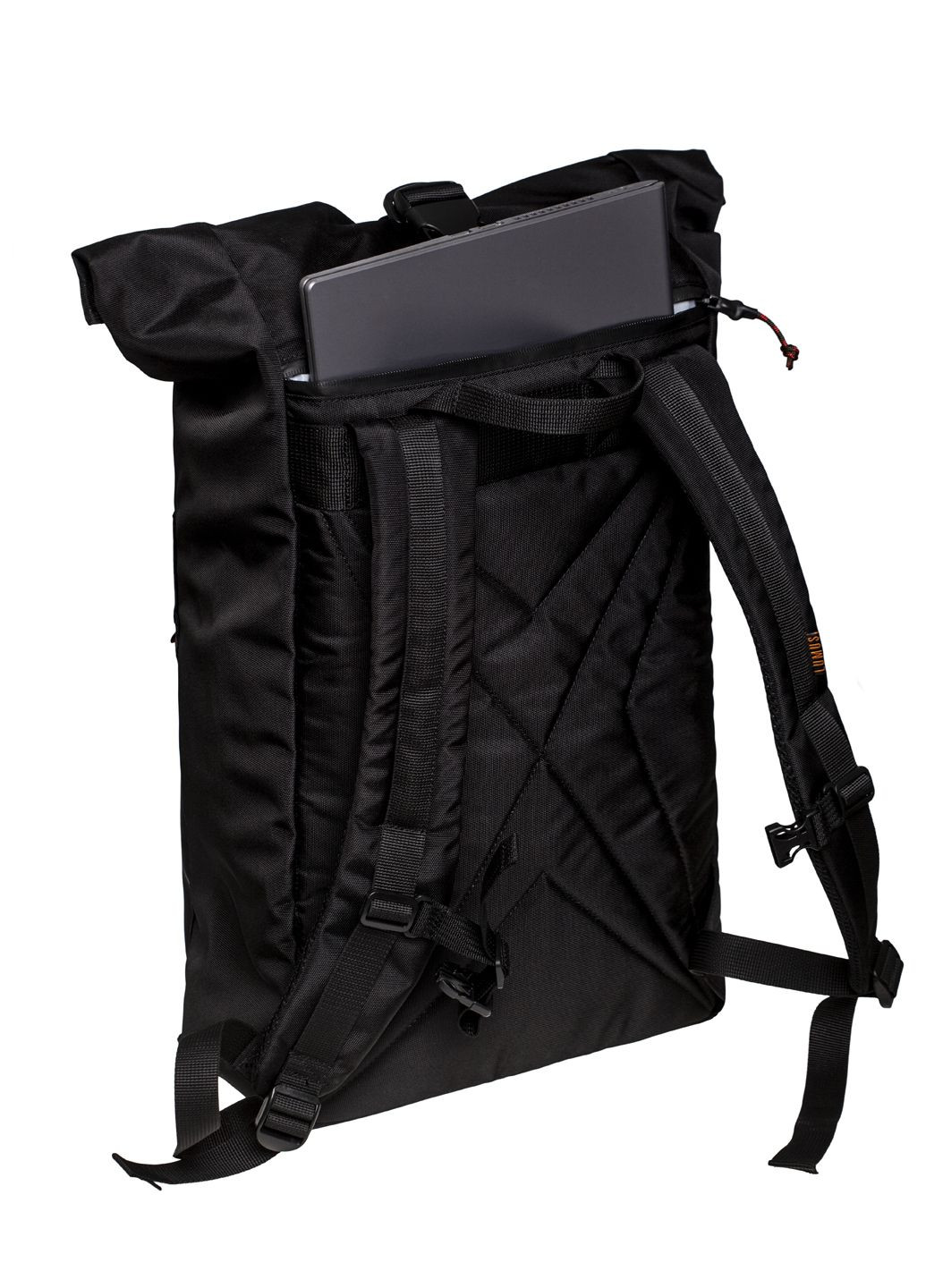 Рюкзак для міста та поїздок Rolltop Montana 25л чорний (LRT-002) Lumus (284282515)