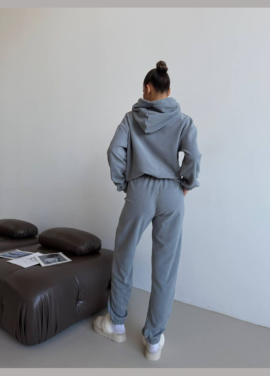 Базовий флісовий костюм з худі та джогерами Adelante (316354756)